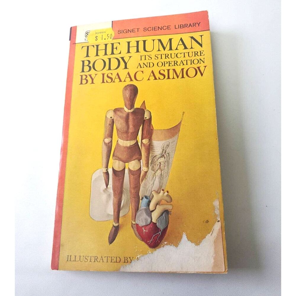 The Human Body It's Structure And Operation Isaac Asimov VTG 1963